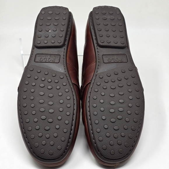 Polo Ralph Lauren Driving Penny Loafer Brown Leather Reynold Size 11.5D 11721 main image 8